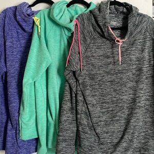 Three Oversized Sweatshirts